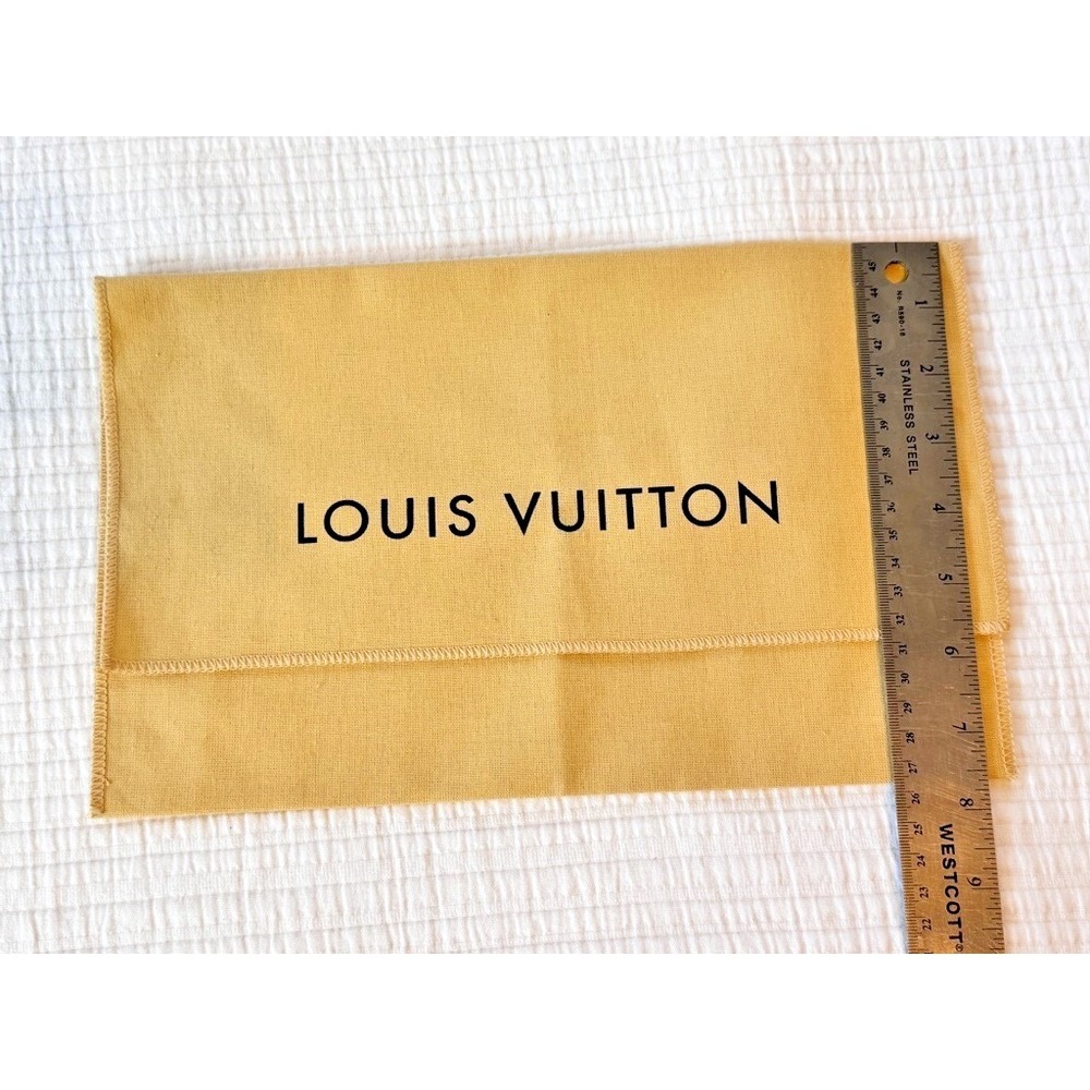 Authentic Louis Vuitton Dust Bag Envelope Flap Style 12x7.5" Medium D53115 - Picture 4 of 7